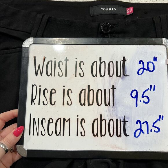 Torrid Black Boot Cut Pants - Picture 12 of 13